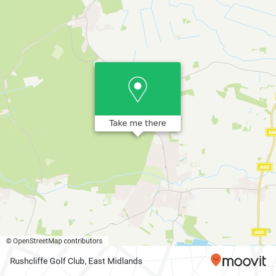 Rushcliffe Golf Club map