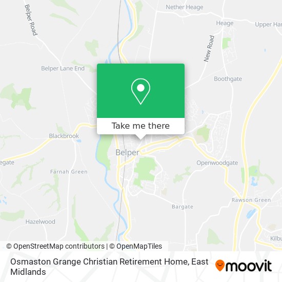 Osmaston Grange Christian Retirement Home map