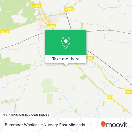 Burnmoor Wholesale Nursery map