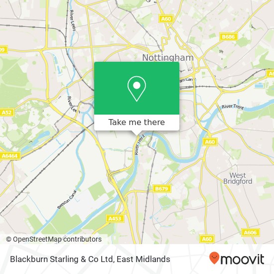 Blackburn Starling & Co Ltd map