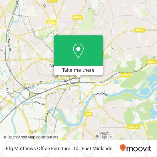 Efg Matthews Office Furniture Ltd. map