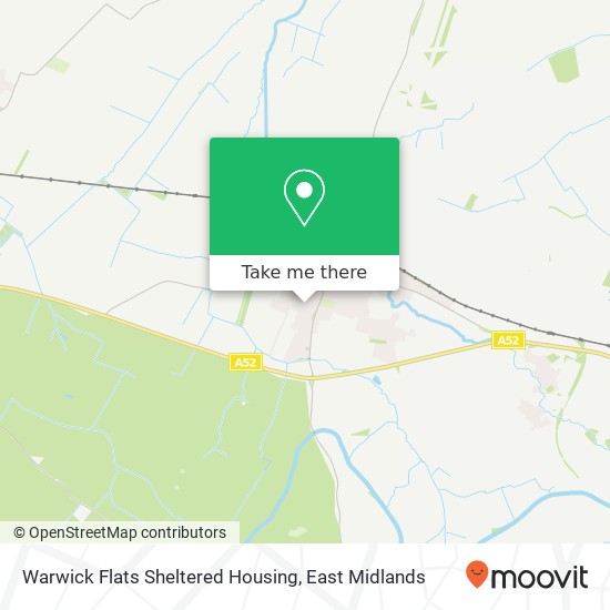 Warwick Flats Sheltered Housing map