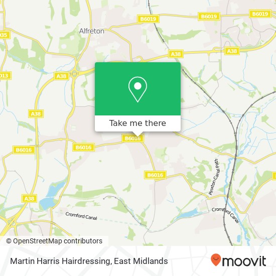 Martin Harris Hairdressing map
