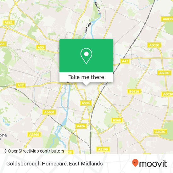 Goldsborough Homecare map