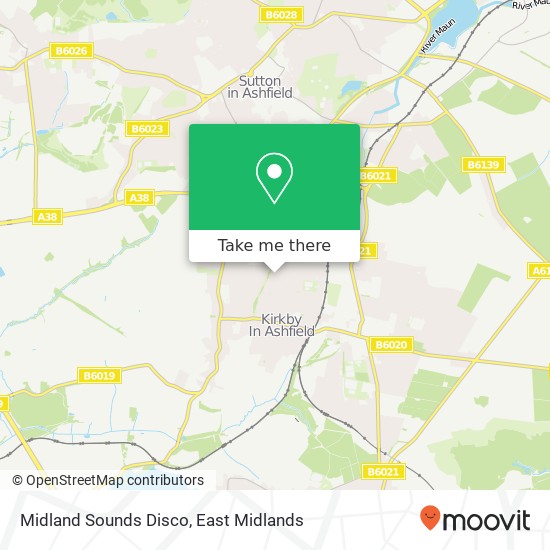Midland Sounds Disco map