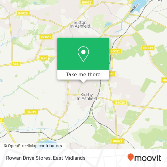 Rowan Drive Stores map