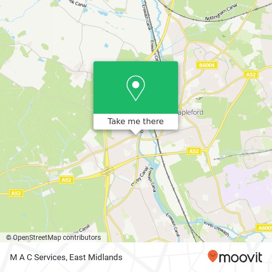 M A C Services map