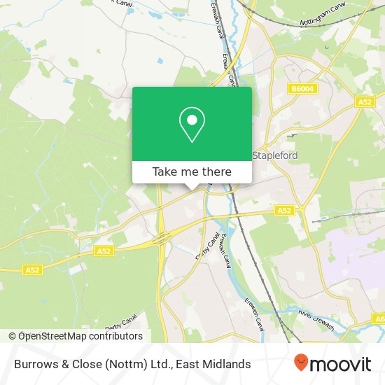 Burrows & Close (Nottm) Ltd. map