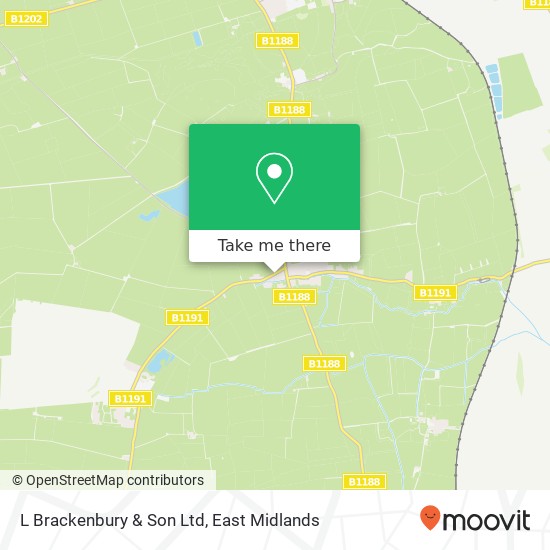 L Brackenbury & Son Ltd map