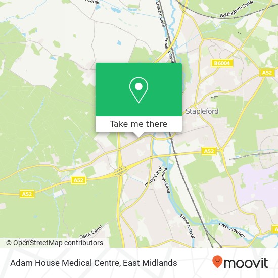 Adam House Medical Centre map