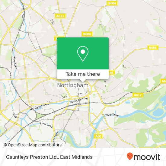 Gauntleys Preston Ltd. map