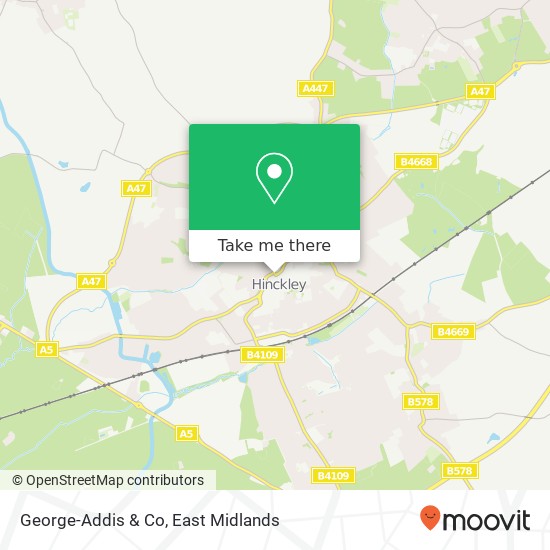 George-Addis & Co map