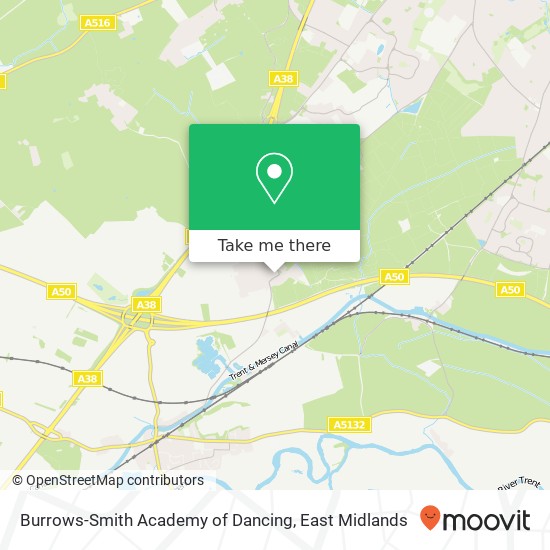 Burrows-Smith Academy of Dancing map