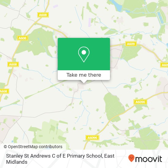 Stanley St Andrews C of E Primary School map