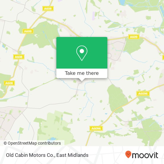 Old Cabin Motors Co. map