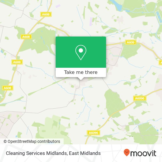 Cleaning Services Midlands map