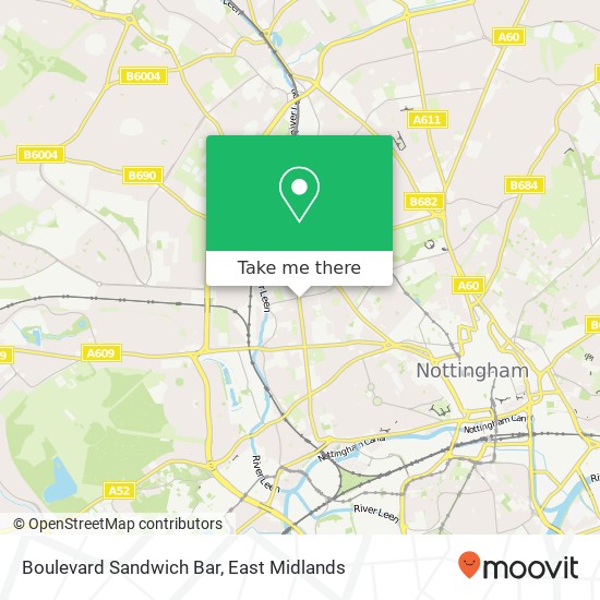 Boulevard Sandwich Bar map