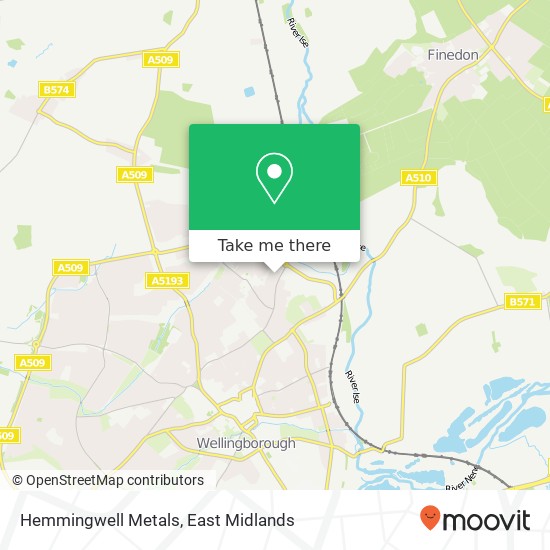 Hemmingwell Metals map