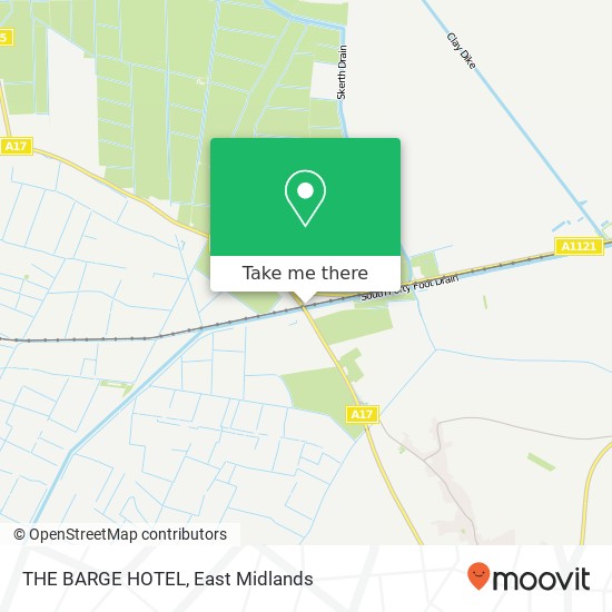 THE BARGE HOTEL map