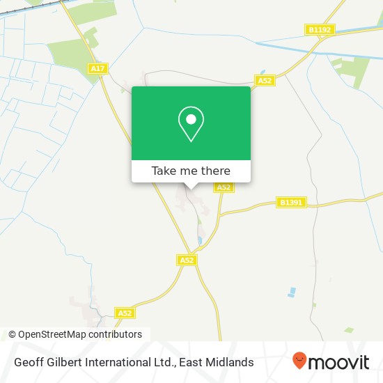 Geoff Gilbert International Ltd. map
