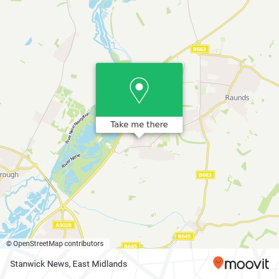 Stanwick News map
