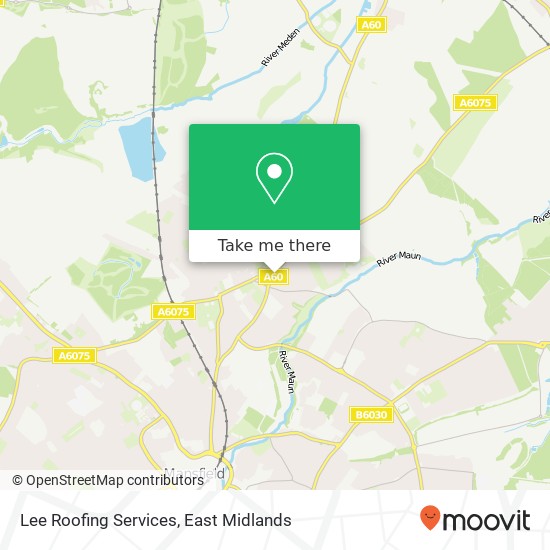 Lee Roofing Services map