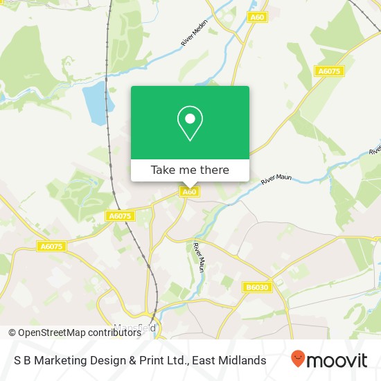 S B Marketing Design & Print Ltd. map
