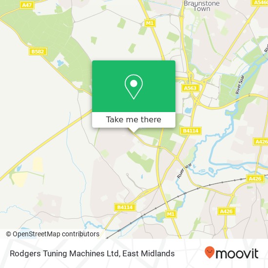 Rodgers Tuning Machines Ltd map