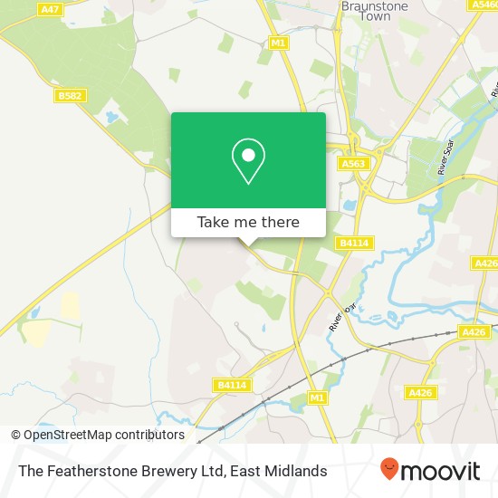 The Featherstone Brewery Ltd map