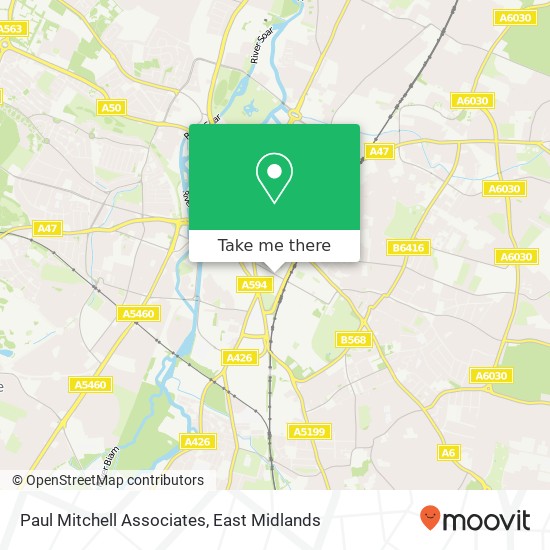 Paul Mitchell Associates map