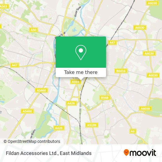 Fildan Accessories Ltd. map