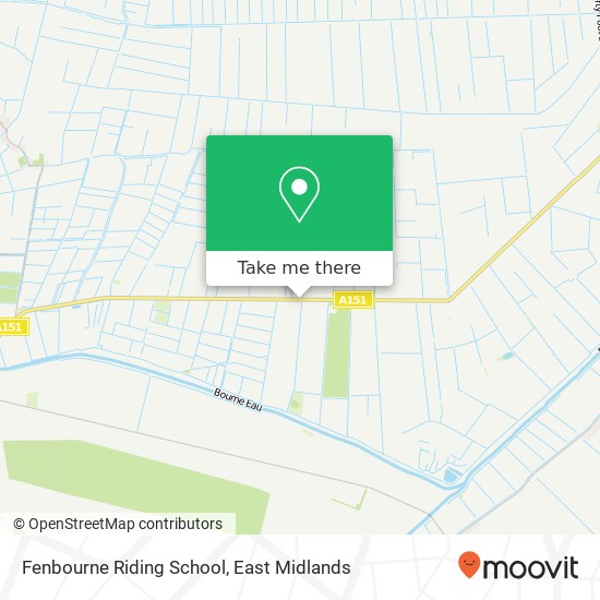 Fenbourne Riding School map