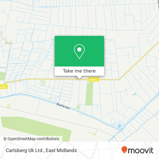 Carlsberg Uk Ltd. map