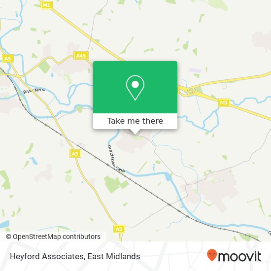 Heyford Associates map
