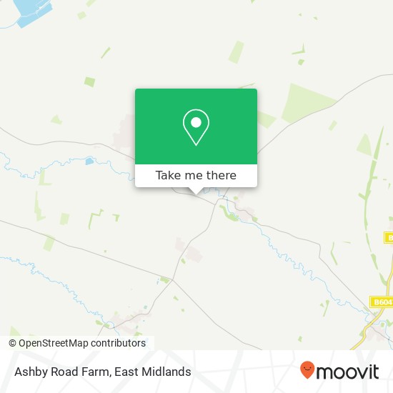 Ashby Road Farm map