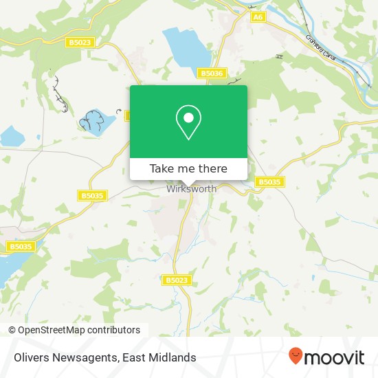 Olivers Newsagents map