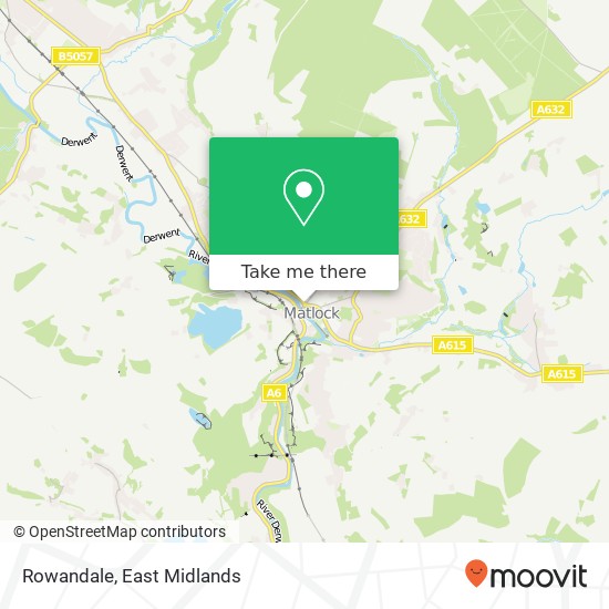 Rowandale map