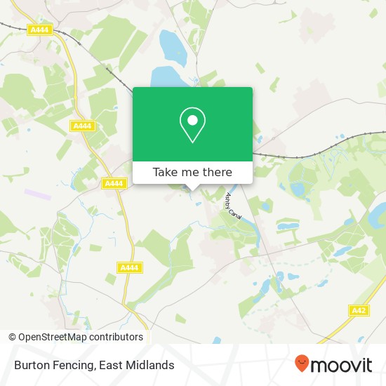 Burton Fencing map