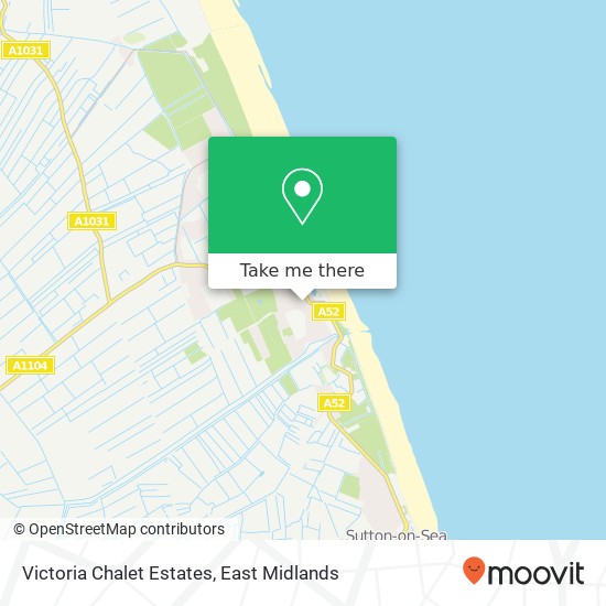 Victoria Chalet Estates map
