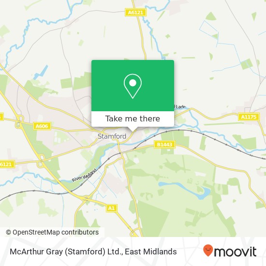 McArthur Gray (Stamford) Ltd. map