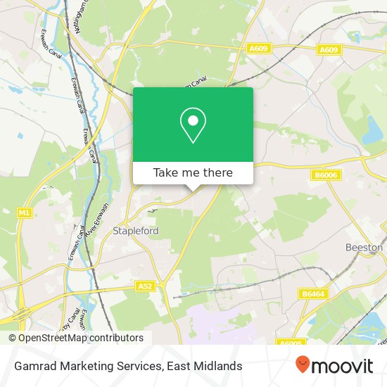 Gamrad Marketing Services map