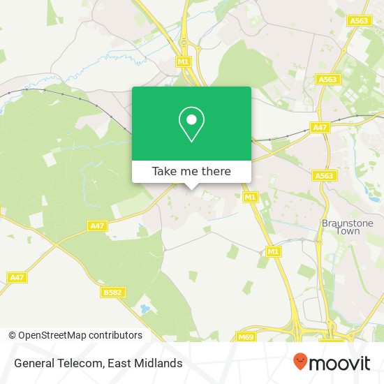 General Telecom map