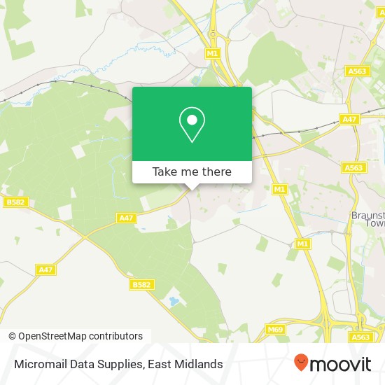 Micromail Data Supplies map