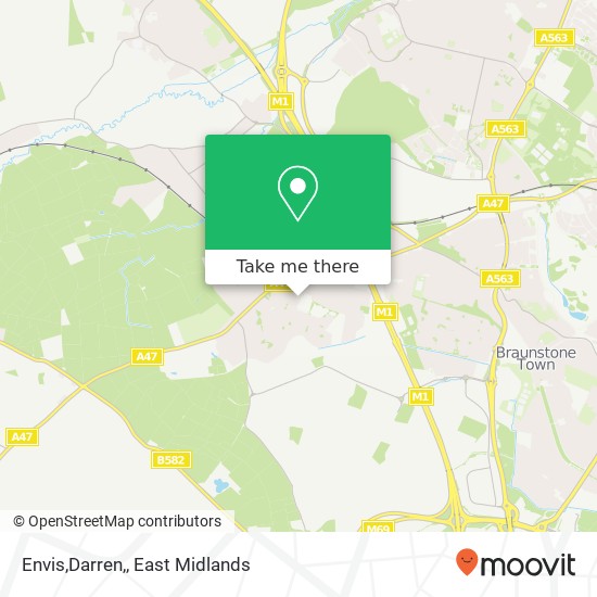 Envis,Darren, map