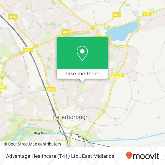 Advantage Healthcare (T41) Ltd. map