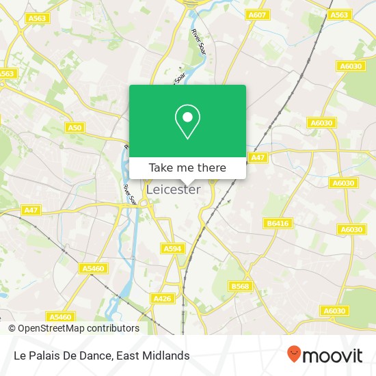 Le Palais De Dance map