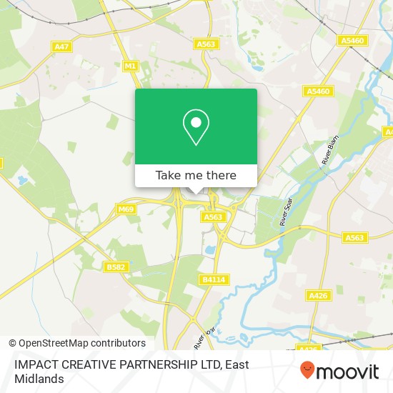 IMPACT CREATIVE PARTNERSHIP LTD map