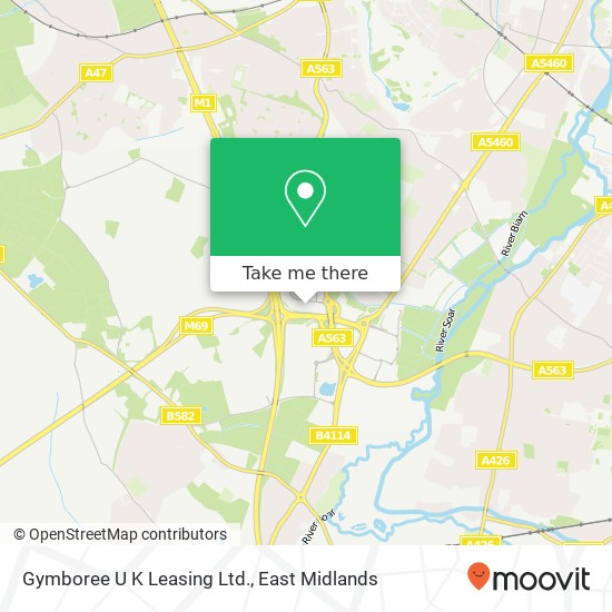 Gymboree U K Leasing Ltd. map