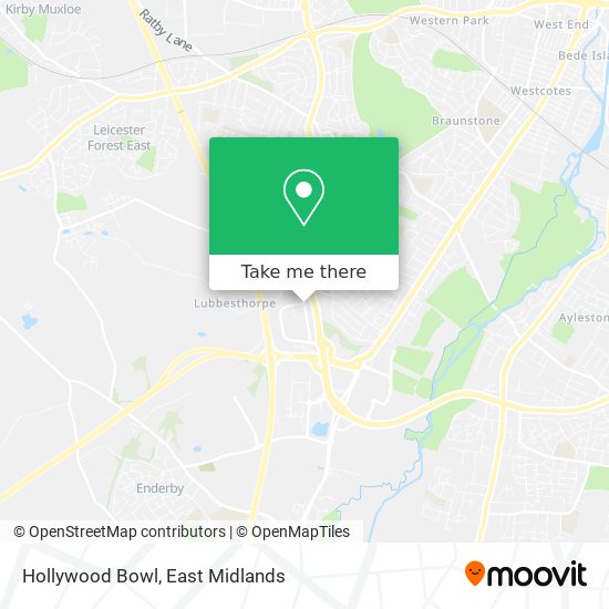 Hollywood Bowl map