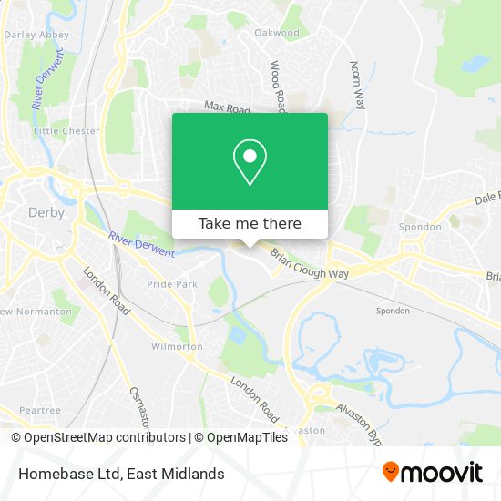Homebase Ltd map